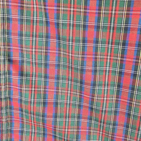 Vintage Levi’s Plaid Western Button Down Shirt Men’s Small Red Blue Green - Picture 7 of 12